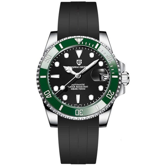 Pagani Design PD-1661 · Automatic Diving Wristwatch Pagani Design Black green R 