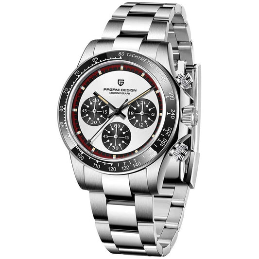 Pagani Design PD-1676 Wrist Watches Pagani Design White Steel 