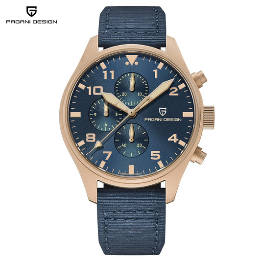 Pagani Design PD-1703 Wrist Watches Pagani Design GOLD BLUE PD 1703 