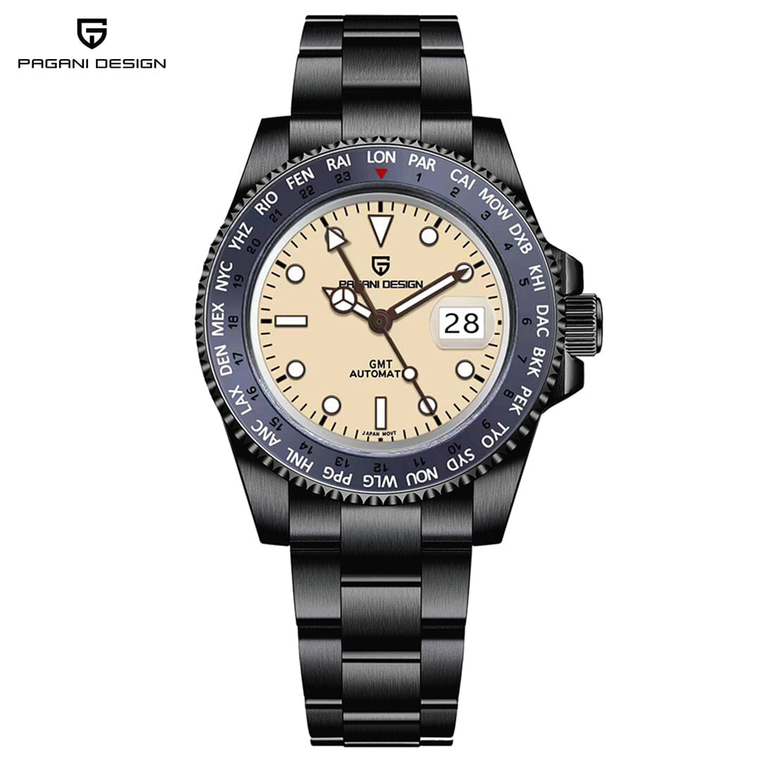 Pagani Design PD-1758 Wrist Watches Pagani Design Black light blue PD 1758 