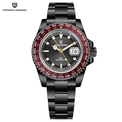 Pagani Design PD-1758 Wrist Watches Pagani Design Black red PD 1758 