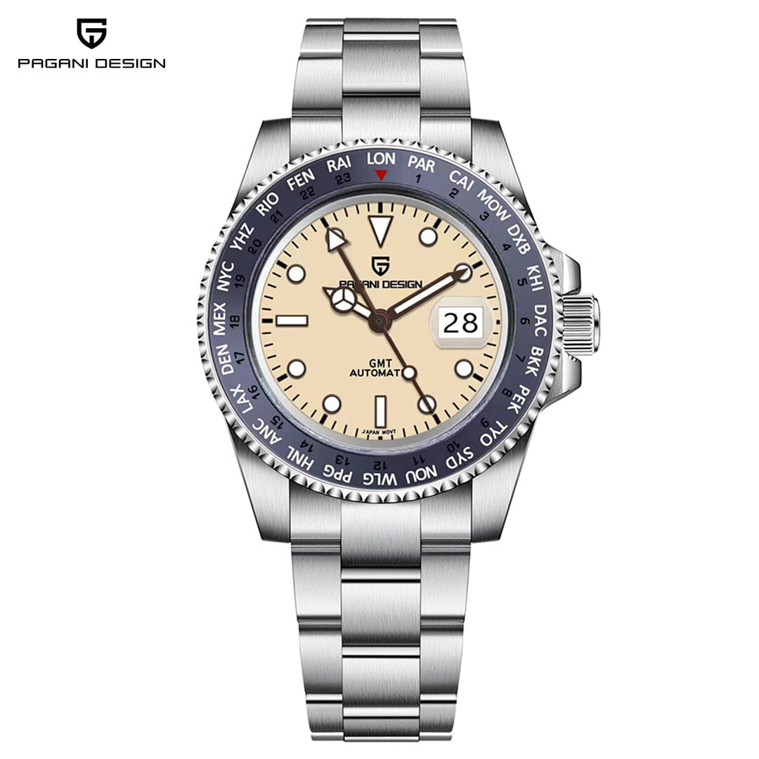 Pagani Design PD-1758 Wrist Watches Pagani Design Silver light blue PD 1758 