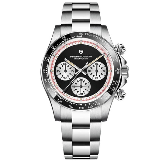 Pagani Design PD-1676 Chronograph – black with steel strap