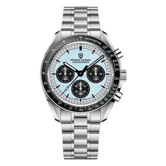 PD-1701 V4 "Speedmaster Moonwatch" – light blue and black